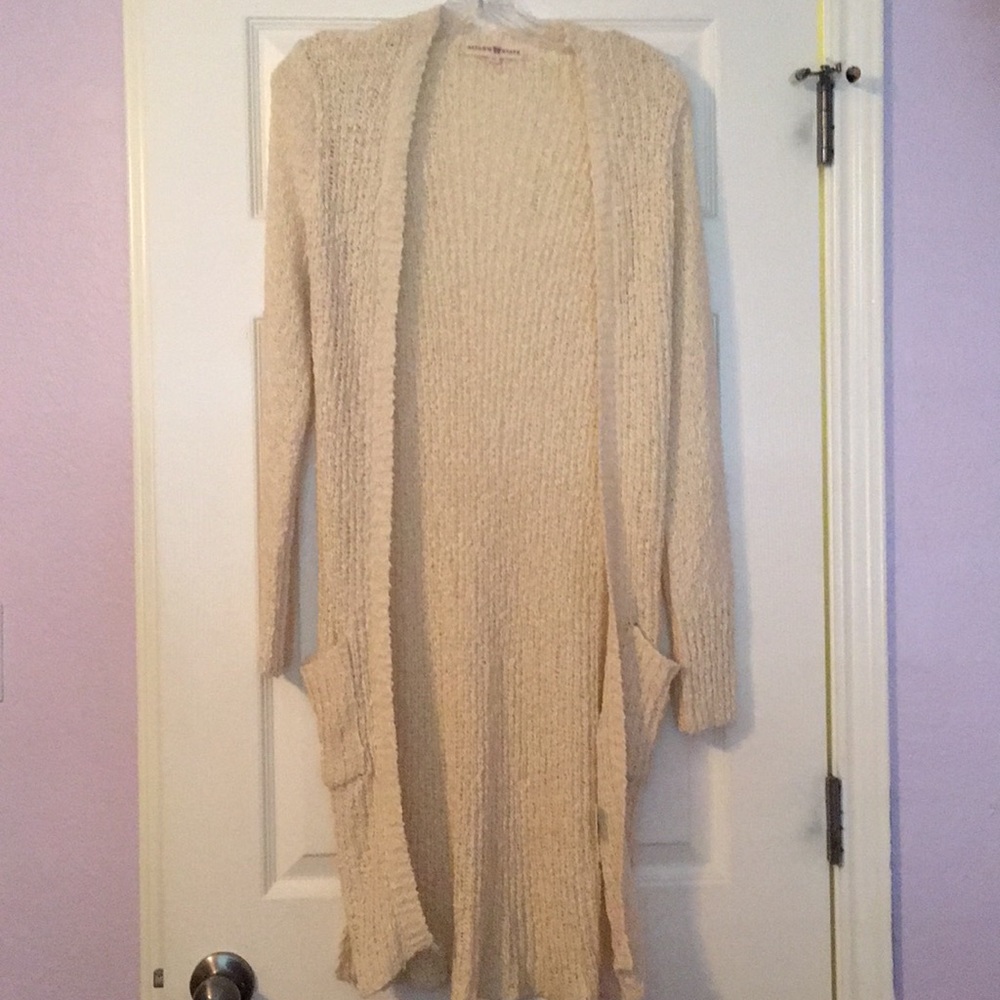 Cream cardigan